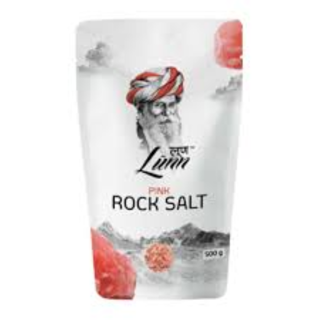 LUNN POUCH ROCK PINK HIMALAYAN SALT POUCH 500G